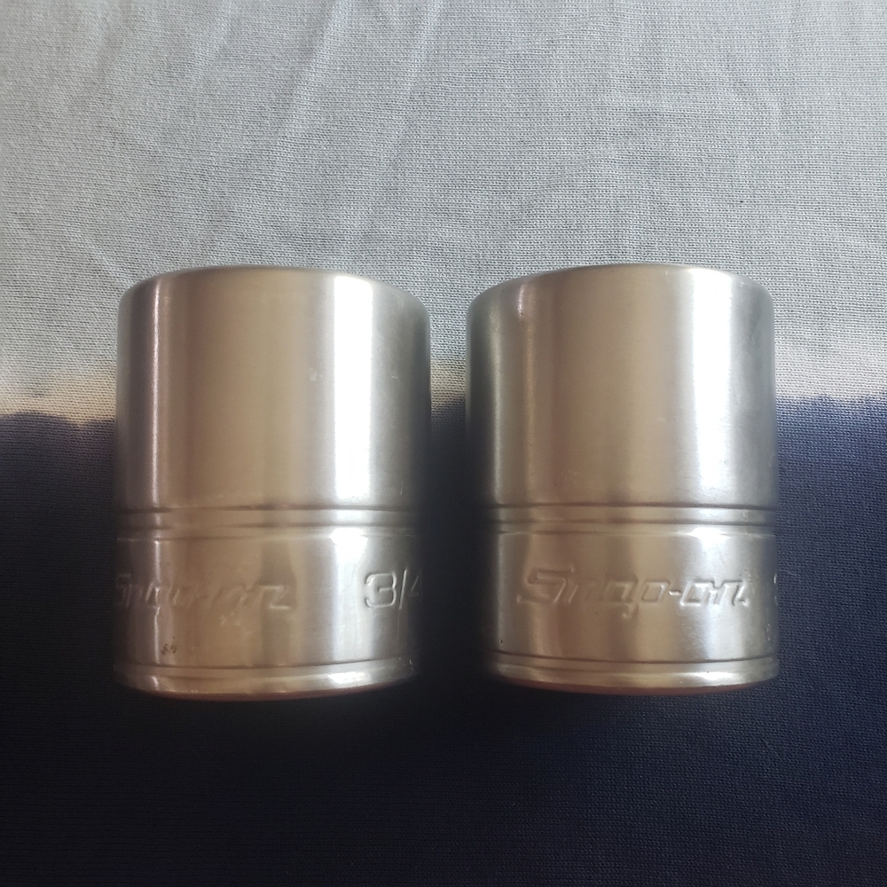 2 Snap On Beer Can Coolers Insulated Drink Koozie Coozie Socket Man Cave